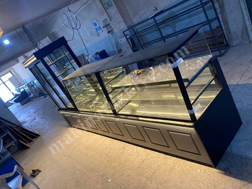 Fresh Pastry Dry Pastry Bakery Display Cabinet 