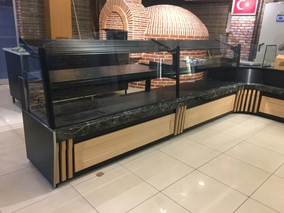 Sıfır Pasta Dolabı Unlu Mamül Teşhir Yaş Pasta Baklava Dolabı - 5