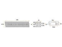 PMB 5081 R24 - 305 Modular Conveyor Belt - 1