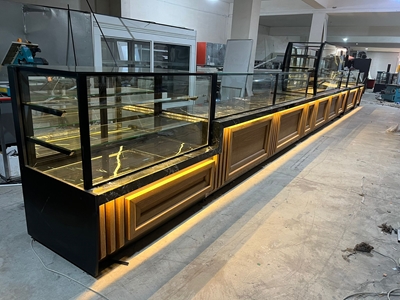 Yaş Pasta Kuru Pasta Poğaça Börek Vitrin Dolabı  - 4