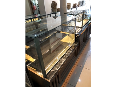 Konditoreischrank für frische Kuchen, Trockenkuchen, Gebäck- und Süßwarenschrank - 3