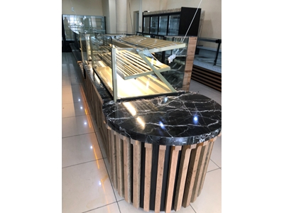 Konditoreischrank für frische Kuchen, Trockenkuchen, Gebäck- und Süßwarenschrank - 4