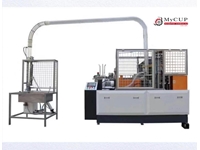 Machine automatique rapide de fabrication de gobelets en papier/carton 120 pcs/min - 0