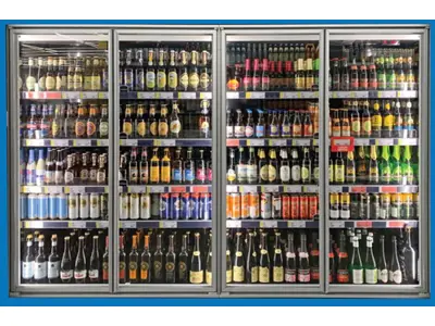 W54 Midi Hinged Glass Door Systems For Refrigerated Cabinet