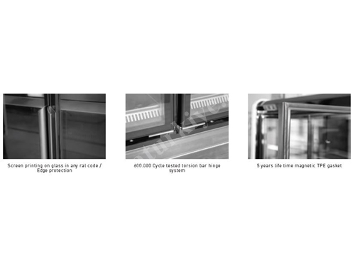 G26 Fullglass Hınged Glass Door Systems For Refrıgerated Cabınet