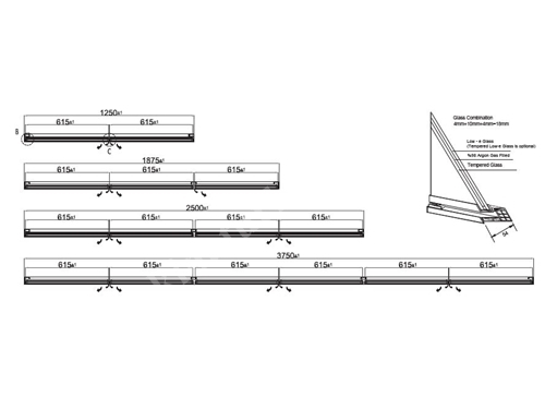 Tmax Glass Door Systems For Refrıgerated Cabınet