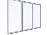 W75 Hinged Glass Door Systems For Cold Room - 0