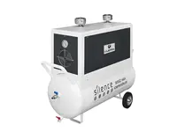 100 Litre Çift Motorlu Sessiz Hava Kompresörü