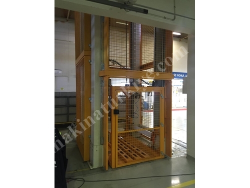 6 Meter 1500 kg Indoor Goods Elevator