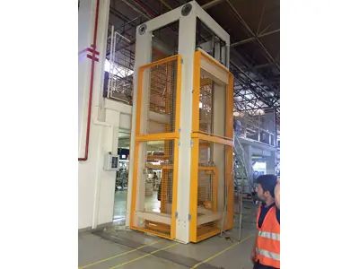 6 Meter 1500 kg Indoor Goods Elevator