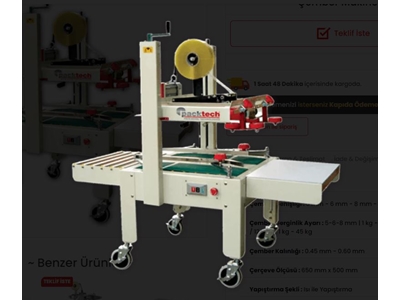  650 mm x 500 mm Transpak Mercury Transit Tam Otomatik Çember Makinesi - 0