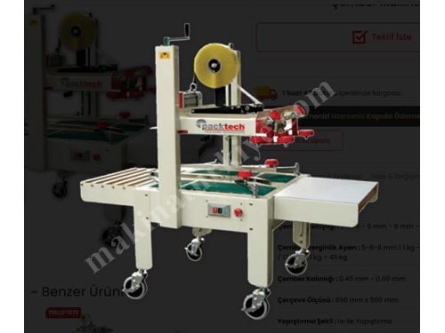 650 mm x 500 mm Transpak Mercury Transit Fully Automatic Strapping Machine