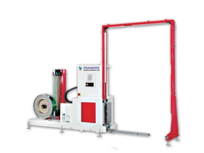 2450 mm x 1400 mm​​​​​​​ Transpak Pollux Full Otomatik Dikey Palet Çember Makinası - 0