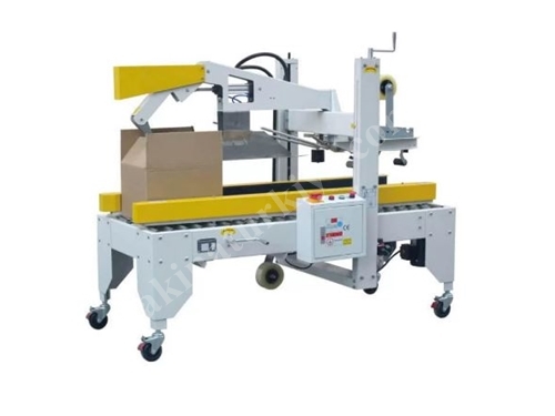 10 Koli / Dakika Packtech Kapak Kapamalı Koli Bantlama Makinesi