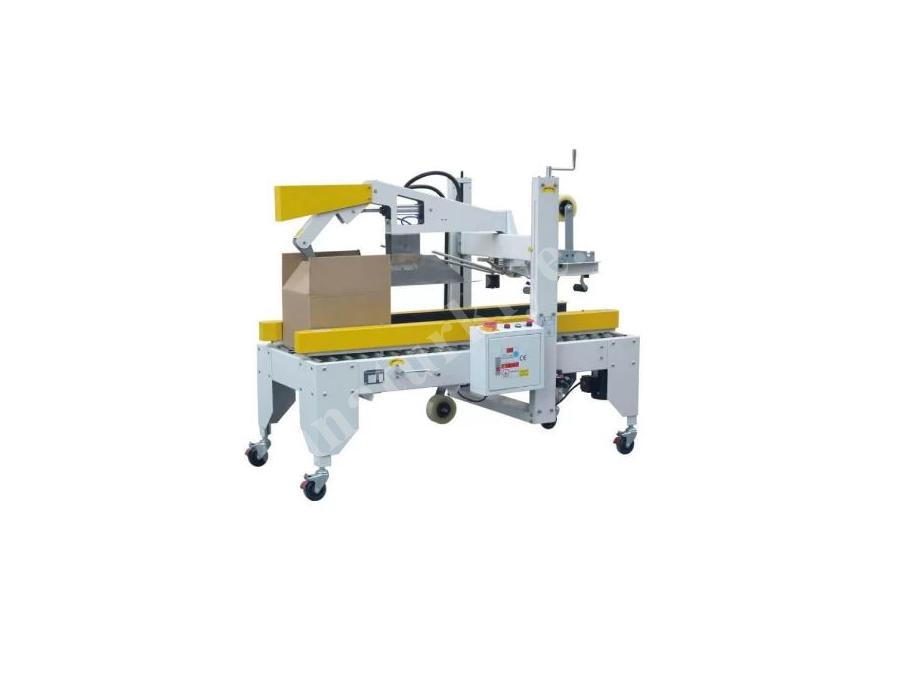 10 Koli / Dakika Packtech Kapak Kapamalı Koli Bantlama Makinesi