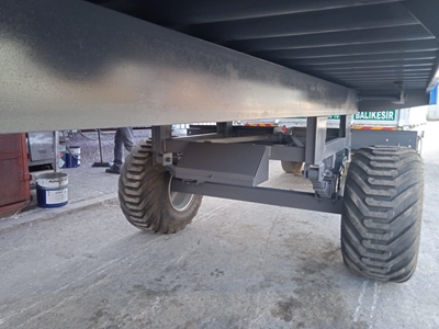 10 Tonluk 4 Teker Damperli Slaj Römork - 5