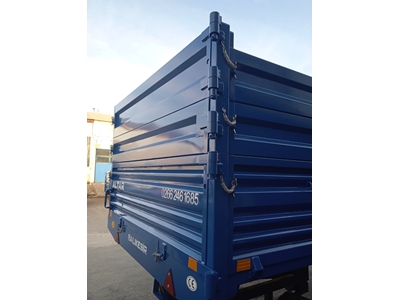 10 Tonluk 4 Teker Damperli Slaj Römork - 9