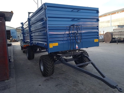 10 Tonluk 4 Teker Damperli Slaj Römork - 2