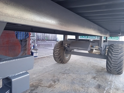 10 Tonluk 4 Teker Damperli Slaj Römork - 4