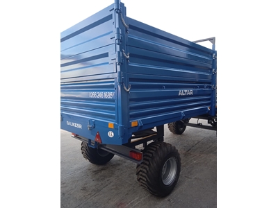 10 Tonluk 4 Teker Damperli Slaj Römork - 10