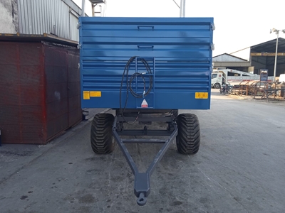 10 Tonluk 4 Teker Damperli Slaj Römork - 1