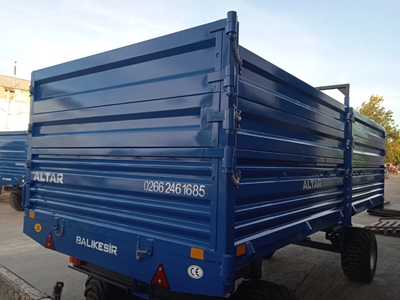 10 Tonluk 4 Teker Damperli Slaj Römork - 8