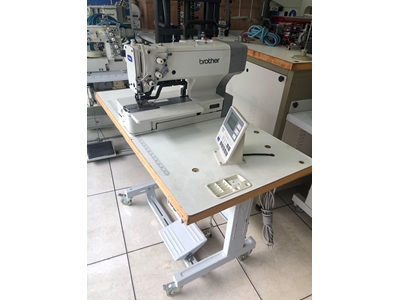 Machine à boutonnière à tête automatique He-800B avec moteur - 0