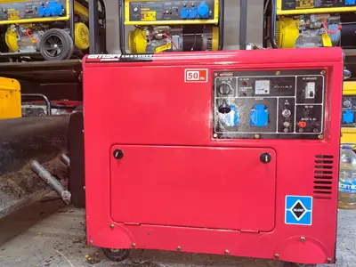 Дизельный генератор в кабине мощностью 8,5 Ква марки Emsa 