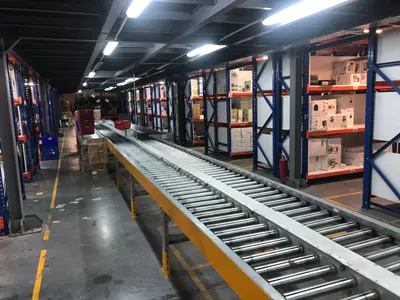 Airport Driven Roller Conveyor System