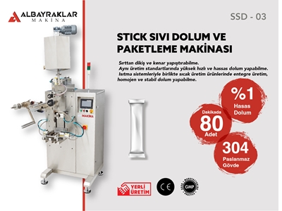 Paslanmaz Stıck Sıvı Dolum Ve Paketleme Makinesi - 0