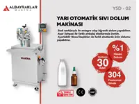 YSD-02 Yarı Otomatik Sıvı Dolum Makinası 