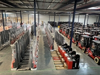 2.5-3 and 3.5 M 1.2 Ton Lithium Battery-Powered Rental Stacker Machines - 5