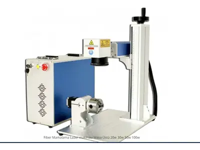 100 W Fiber Lazer Markalama Makinası