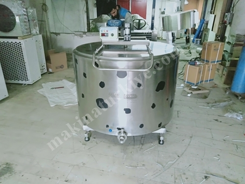 Paslanmaz 2000 Litre Süt Soğutma Tankı