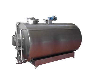 Paslanmaz 7000 Litre Süt Soğutma Tankı - 0