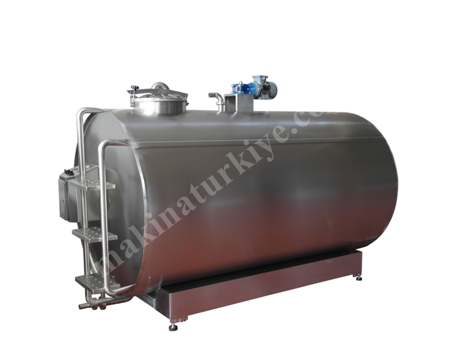 Paslanmaz 7000 Litre Süt Soğutma Tankı