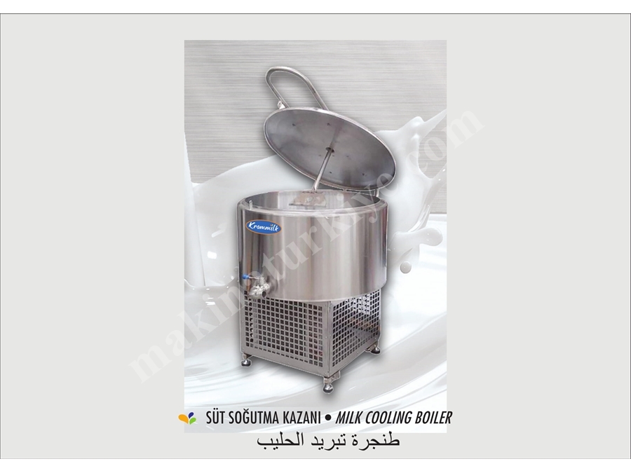 Paslanmaz 7000 Litre Süt Soğutma Tankı