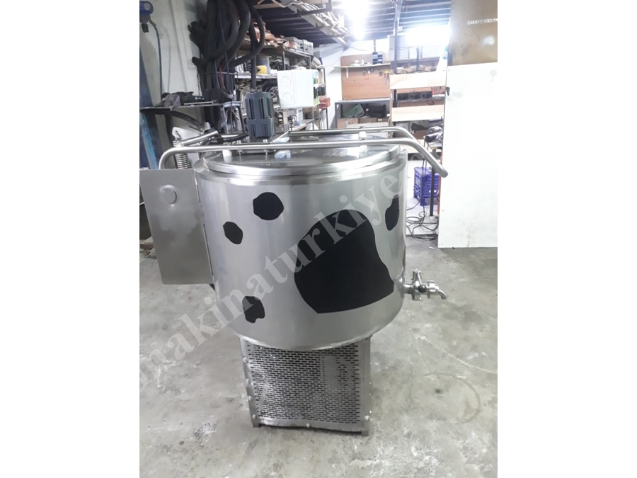Paslanmaz 10000 Litre Süt Soğutma Tankı