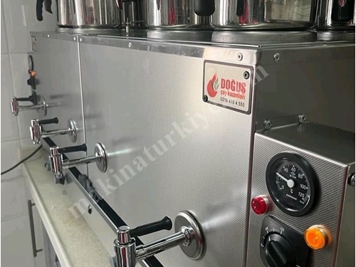 DIT Series 4+4 4-Tap Stainless Steel Turbo Fully Automatic Tea Boiler