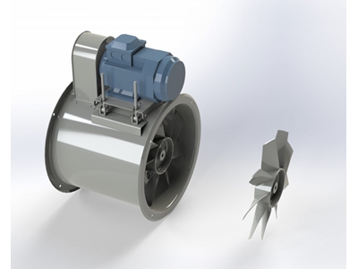 1000 Mm Axial Ventilation Fan - 0