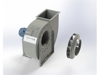 ⌀808mm Hava Girişli Orta Basınçlı Salyangoz Fan - 0