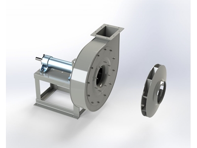 ⌀185mm Orta Basınçlı Salyangoz Fan - 0
