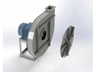 ⌀321 Mm Air Inlet Medium Pressure Snail Fan