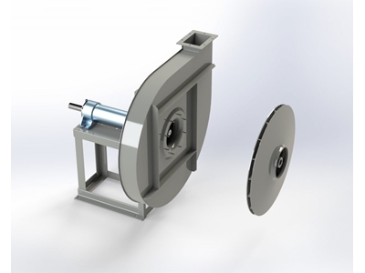 ⌀321mm 2950 Rpm Yüksek Basınçlı Salyangoz Fan - 0