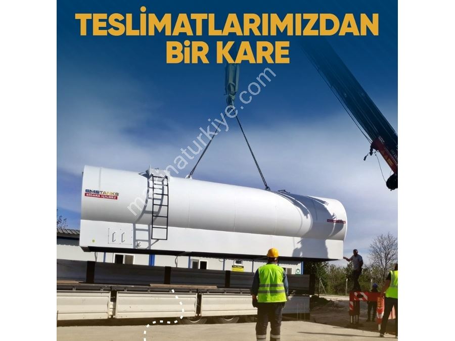 50.000 Litre Kapasiteli Ekstra Güvenlikli Kepenk Sistemli Yakıt Tankı 