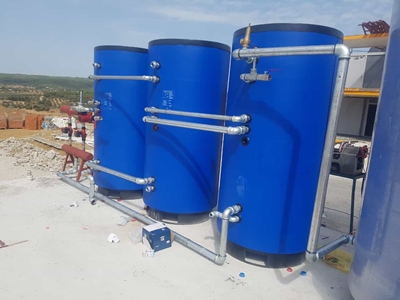 100.000 LT Merkezi Sistem Güneş Enerjisiyle Su Isıtma Sistemi - 1