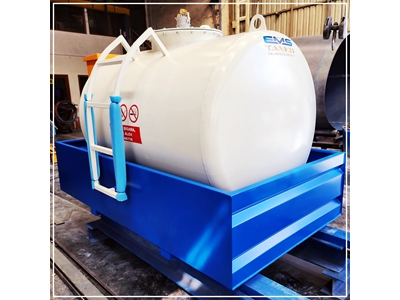1.500 Litre Kapasiteli %100 Taşma Havuz Sistemli Akaryakıt Tankı  - 4