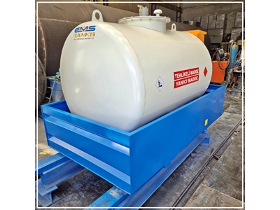 1.500 Litre Kapasiteli %100 Taşma Havuz Sistemli Akaryakıt Tankı  - 3