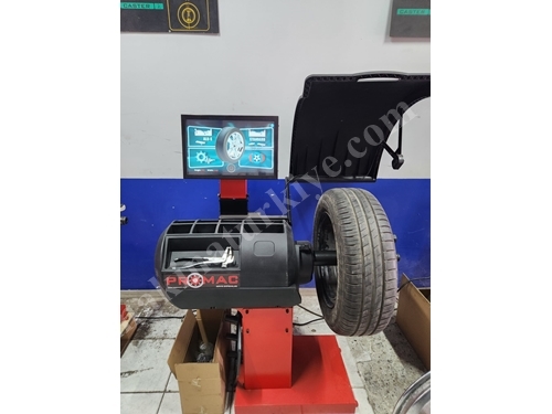 Touch Screen Laser Sonar Tire Balancing Machine