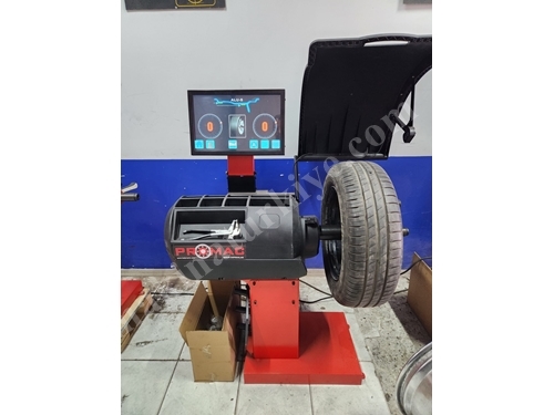 Touch Screen Laser Sonar Tire Balancing Machine